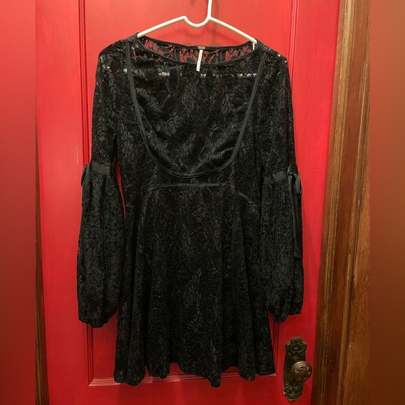 Free People Ruby Crochet mini dress - Picture 2 of 14